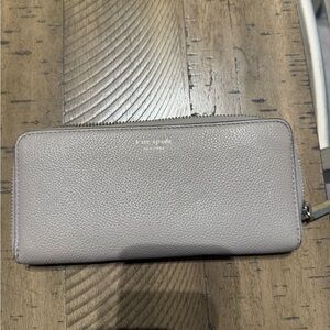 Kate Spade Grey Leather Wallet